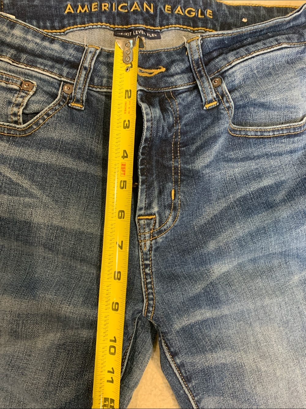 American Eagle Outfitters Women’s Skinny Jeans - Dark Blue Wash - Picture 6 of 9